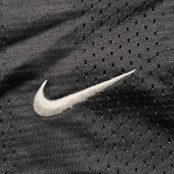 Nike Hoops Basketball Shorts Men’s L Black Silver Lined Baggie - Picture 2 of 6